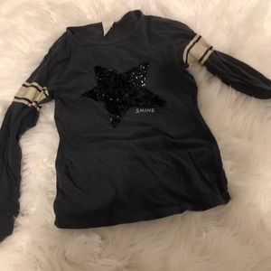 Cute “Shine” long tee: Crewcuts; smoke free home